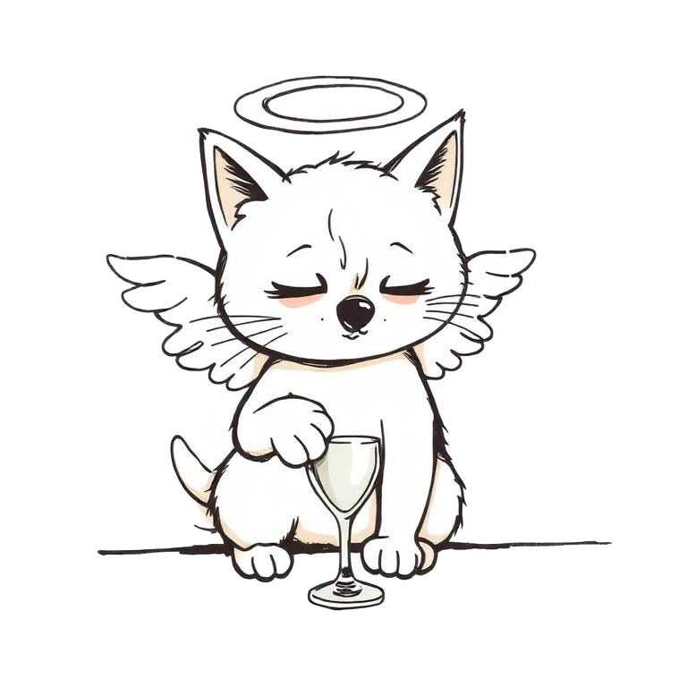 Angel Cat meme: Divine Chaos