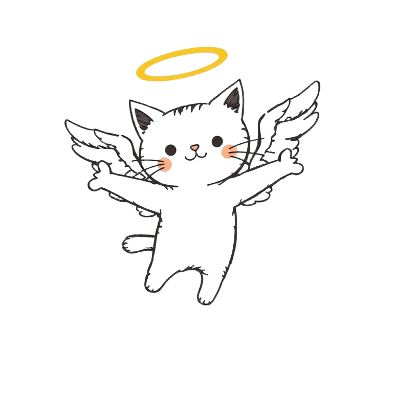 Angel Cat meme: First Flight